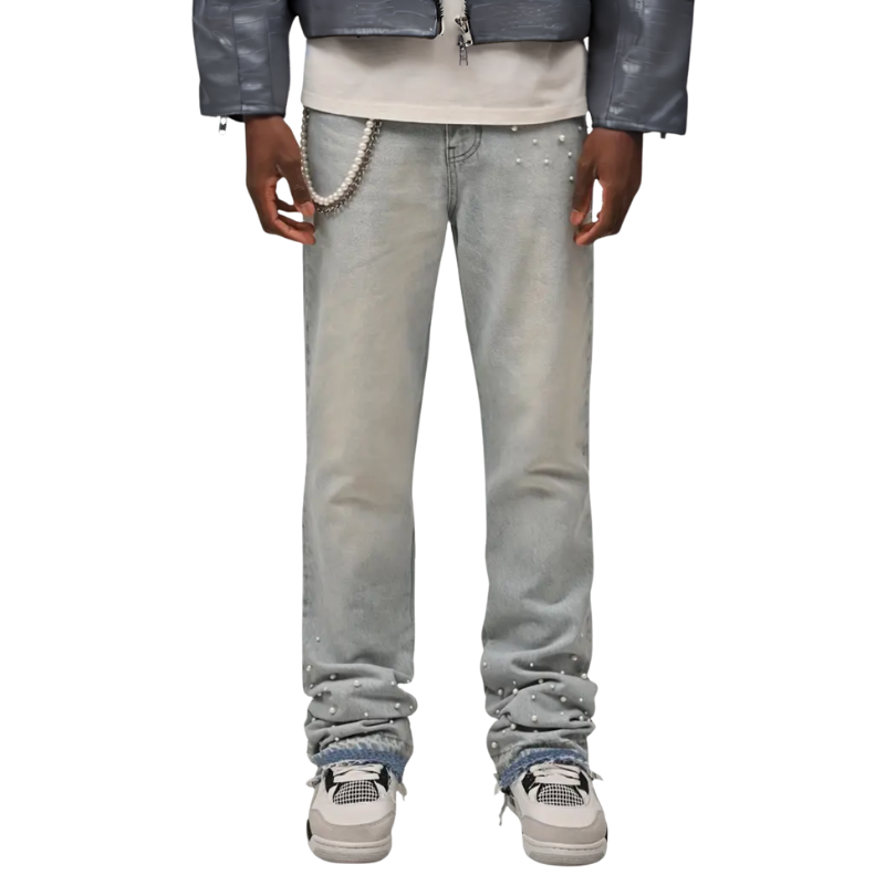 Flared Pearl Denim