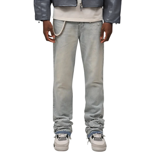 Flared Pearl Denim