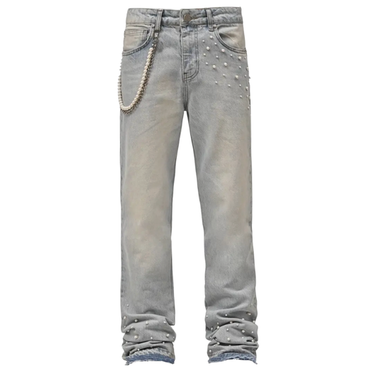 Flared Pearl Denim