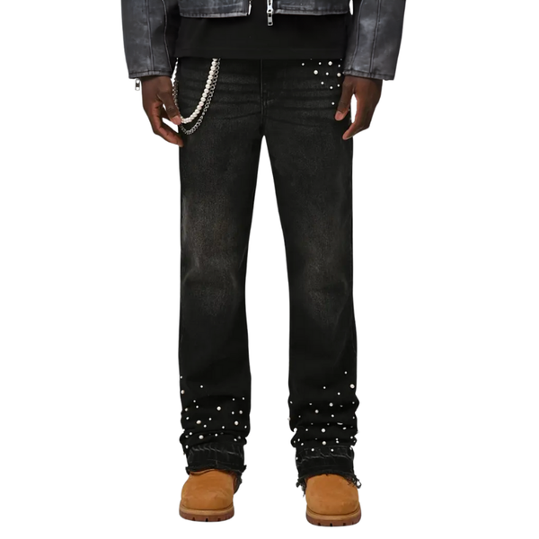 Flared Pearl Denim