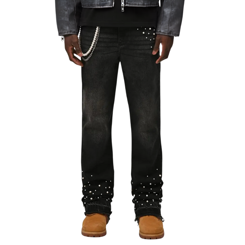 Flared Pearl Denim