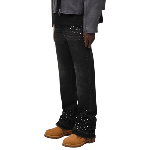 Flared Pearl Denim