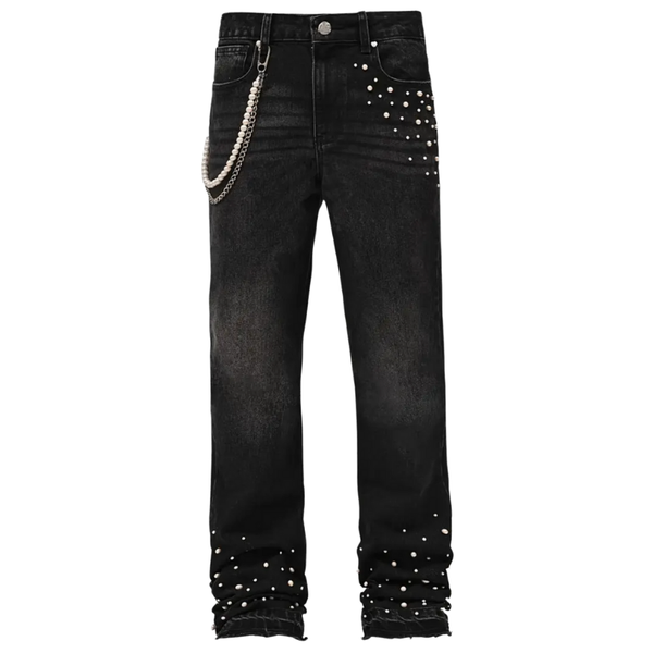 Flared Pearl Denim