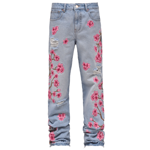 Flared Flower Denim