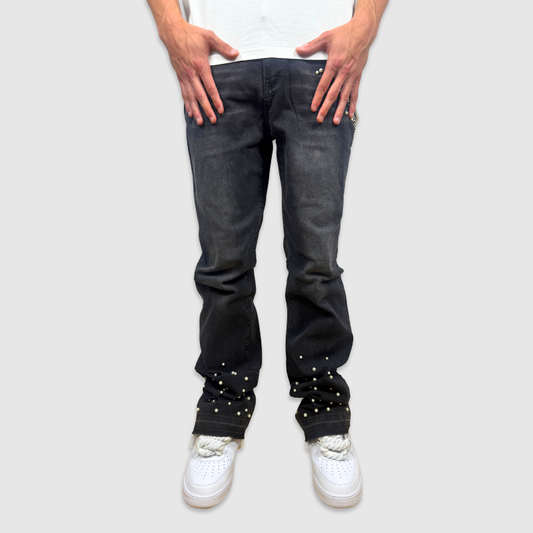 Flared Pearl Denim