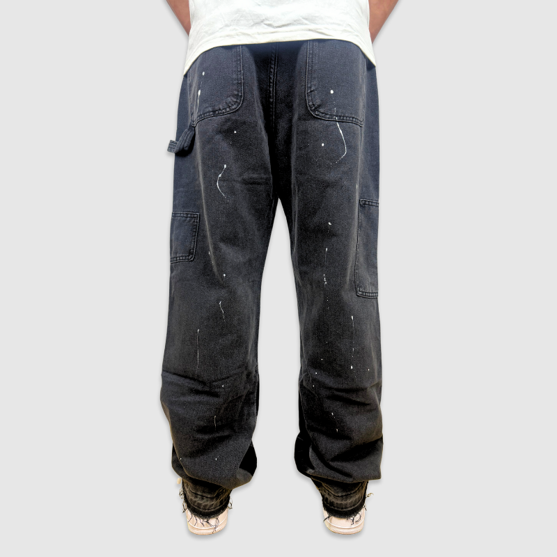 Flared colored Denim