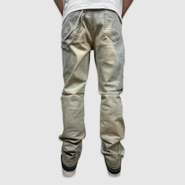 Flared Pearl Denim