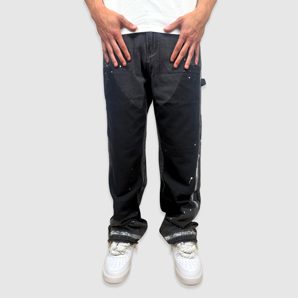 Flared colored Denim