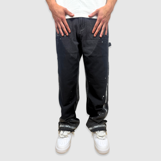 Flared colored Denim