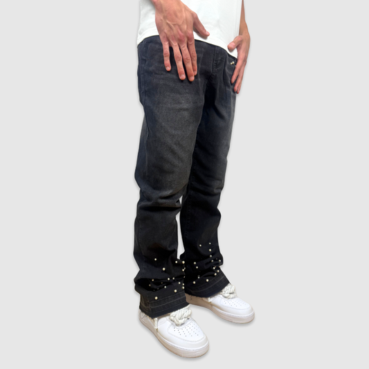 Flared Pearl Denim