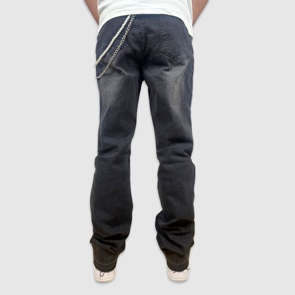 Flared Pearl Denim