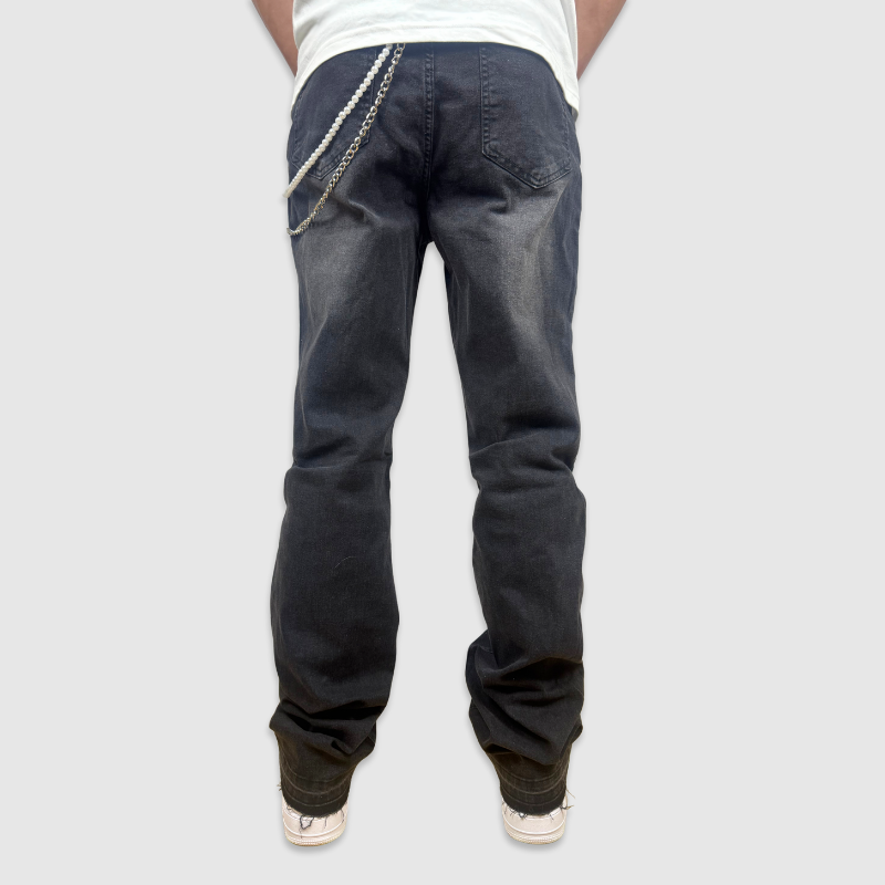 Flared Pearl Denim